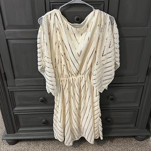 Cream & Gold beaded/sequin dress